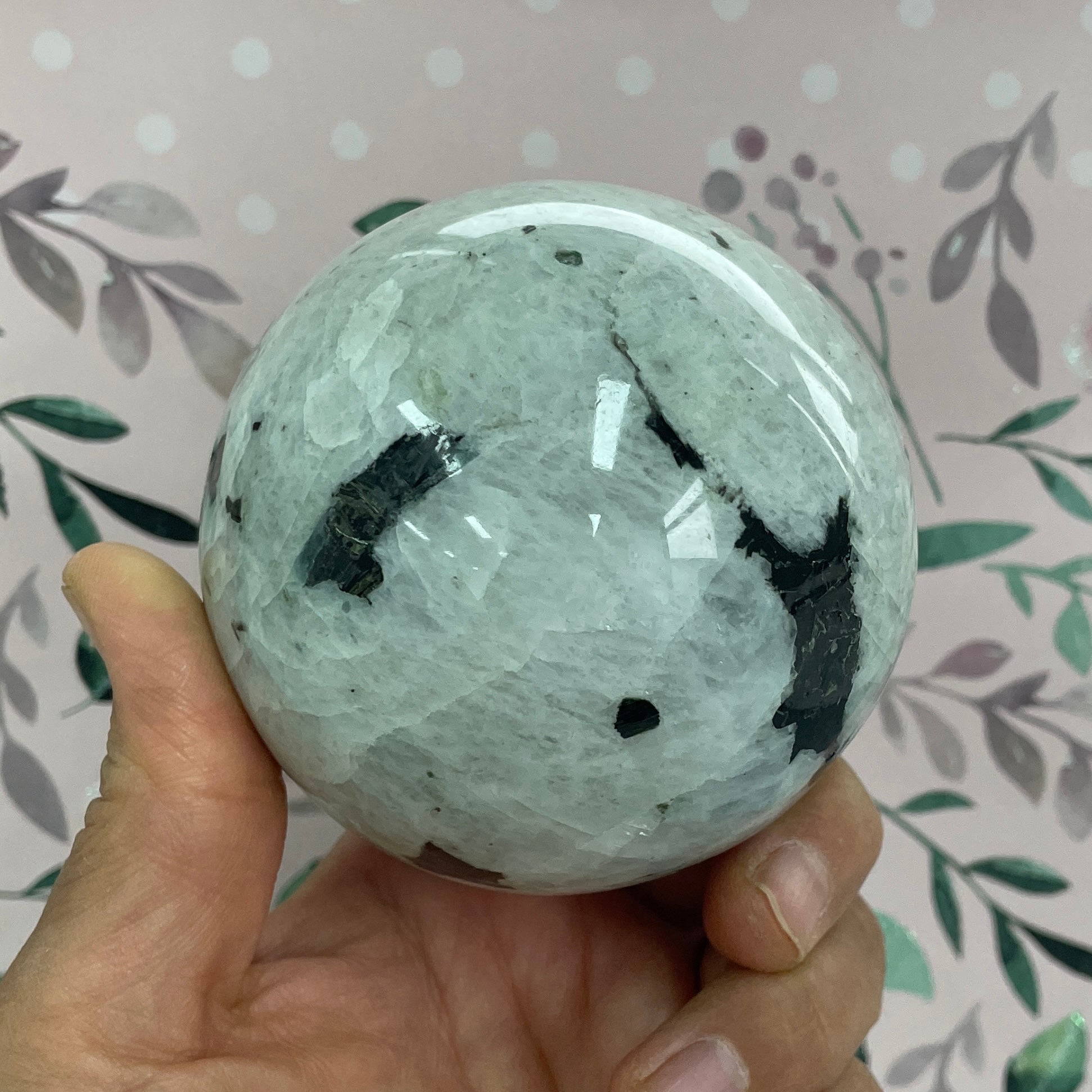 Rainbow Moonstone Sphere - 7.5cm Rainbow Moonstone Sphere - 7.5cm